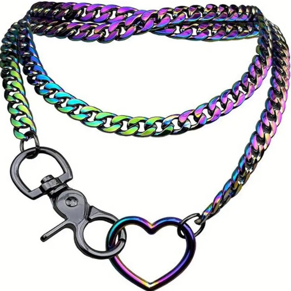 Multi-Layer Cuban Chain Y-Shaped Necklace - New Jk Spice Street Style - Picture 5 of 6
